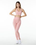klær T442130 blomst rosa forsterke BH kvinner Alphalete - Bilde 4