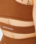 klær T442132 butterscotch brun stratus bh kvinner Alphalete - Bilde 4