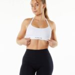 klær T442140 hvit alphalux tri bh kvinner Alphalete
