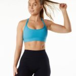klær T442144 stryk blå alphalux tri bh kvinner Alphalete