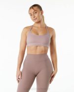klær T442145 lilla due alphalux tri bh kvinner Alphalete