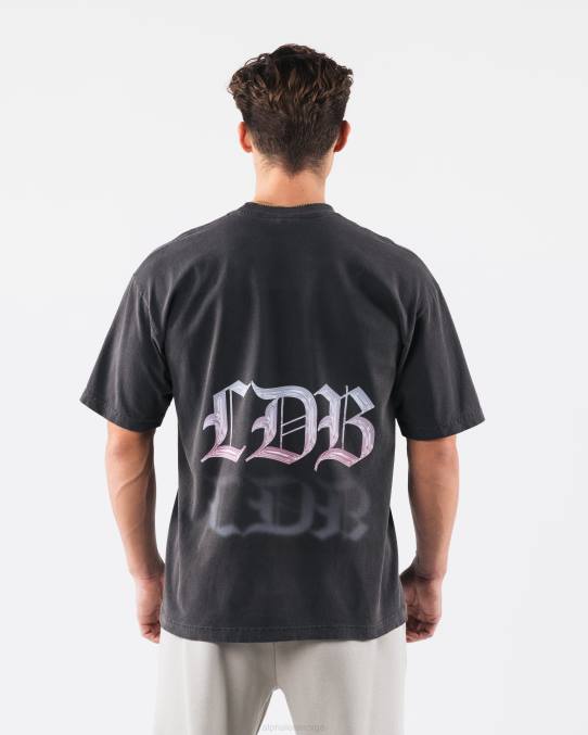 klær T442197 vintage svart gradient ldb tee unisex Alphalete - Bilde 4