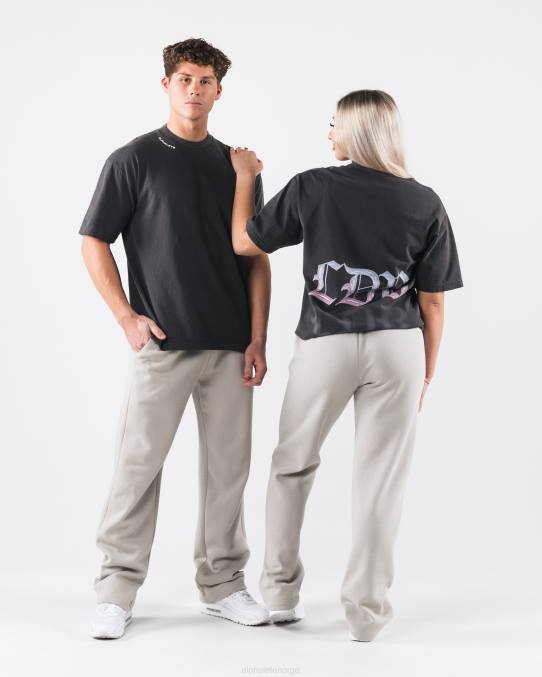 klær T442197 vintage svart gradient ldb tee unisex Alphalete - Bilde 1