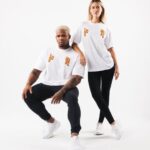 klær T442227 hvit ldb mer bokstav tee unisex Alphalete