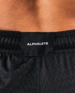klær T442306 svart signatur mesh kort 4" kvinner Alphalete - Bilde 6