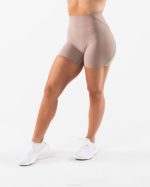 klær T442308 sandbrun aura kort 5" kvinner Alphalete - Bilde 3