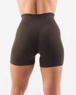 klær T442310 kashmir brun aura kort 5" kvinner Alphalete - Bilde 5