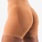 klær T442314 leire brun forsterke kontur kort 5" kvinner Alphalete