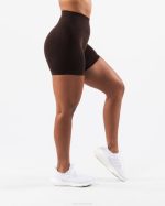 klær T442317 kashmir brun forsterke kontur kort 5" kvinner Alphalete - Bilde 5