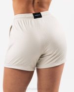 klær T442325 havskjell brun signatur mesh kort 4" kvinner Alphalete - Bilde 4