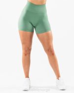 klær T442330 jade grønn forsterke kort 4,5" kvinner Alphalete - Bilde 3