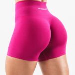 klær T442331 magenta rosa forsterke kort 4,5" kvinner Alphalete