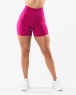 klær T442331 magenta rosa forsterke kort 4,5" kvinner Alphalete - Bilde 3