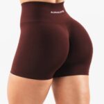 klær T442334 sangria rød forsterke kort 4,5" kvinner Alphalete