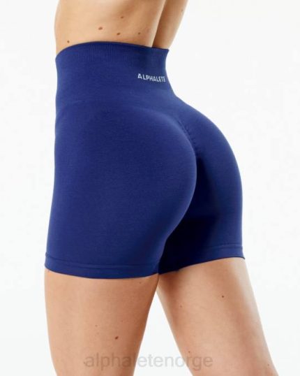 klær T442348 ekte indigo blå forsterke kort 4,5" kvinner Alphalete