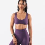 klær T44235 aster lilla aura sculpt bh kvinner Alphalete