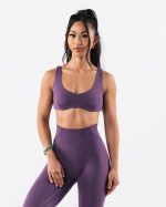 klær T44235 aster lilla aura sculpt bh kvinner Alphalete