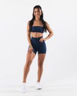 klær T44236 blekkblått aura bandeau kvinner Alphalete - Bilde 3