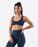 klær T44238 blekkblått aura sculpt bh kvinner Alphalete - Bilde 4