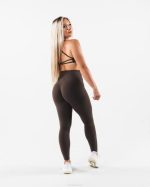 klær T442399 kashmir brun aura legging kvinner Alphalete - Bilde 2