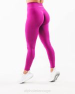 klær T442410 candy crush rosa forsterke legging kvinner Alphalete