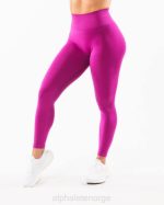 klær T442410 candy crush rosa forsterke legging kvinner Alphalete - Bilde 4