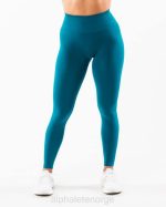 klær T442412 galaktisk havblått forsterke legging kvinner Alphalete - Bilde 3
