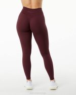 klær T442418 svart kirsebærrød alphalux wonder legging 27" kvinner Alphalete - Bilde 3