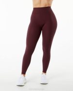 klær T442418 svart kirsebærrød alphalux wonder legging 27" kvinner Alphalete - Bilde 4