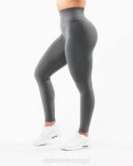 klær T442433 røykgrå forsterke legging kvinner Alphalete - Bilde 4