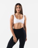 klær T44243 hvit aura sculpt bh kvinner Alphalete