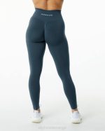 klær T442442 hvalblått forsterke legging kvinner Alphalete - Bilde 5