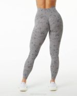klær T442443 småsteinstrykk steingrå overflate power legging kvinner Alphalete - Bilde 3