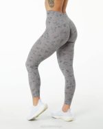klær T442443 småsteinstrykk steingrå overflate power legging kvinner Alphalete - Bilde 4