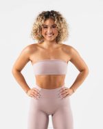 klær T44244 porselensbrun aura bandeau kvinner Alphalete