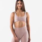 klær T44246 porselensbrun aura sculpt bh kvinner Alphalete