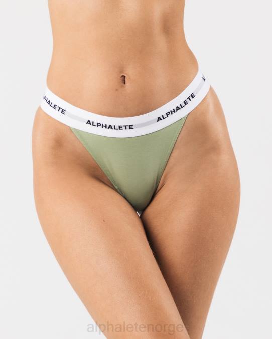 klaer_t442471_salvie_gronn_akutt_string_kvinner_alphalete.jpg klær T442471 salvie grønn akutt string kvinner Alphalete - Bilde 1