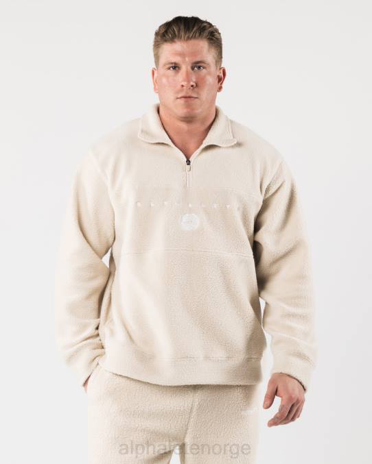 klaer_t442479_vanilje_brun_king_kvart_glidelas_unisex_alphalete.jpg klær T442479 vanilje brun king kvart glidelås unisex Alphalete - Bilde 1