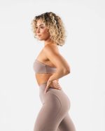 klær T44247 sandbrun aura bandeau kvinner Alphalete - Bilde 4