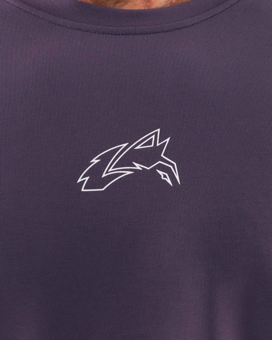 klær T442494 støvete rosa gradient lilla ulvehode er tee menn Alphalete - Bilde 5