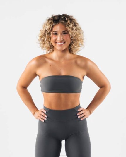 klær T44250 tinngrå aura bandeau kvinner Alphalete