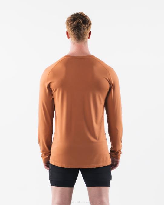 klær T442513 legert oransje aa airtech ls tee menn Alphalete - Bilde 4