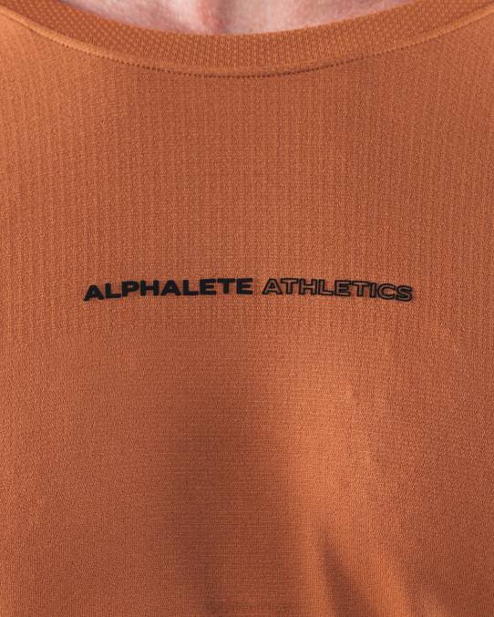 klær T442513 legert oransje aa airtech ls tee menn Alphalete - Bilde 5