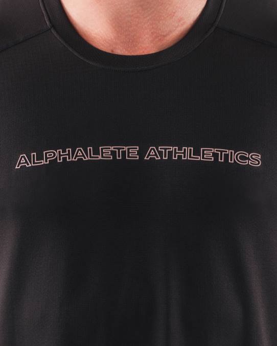 klær T442520 småstein brun en airtech t-skjorte menn Alphalete - Bilde 5