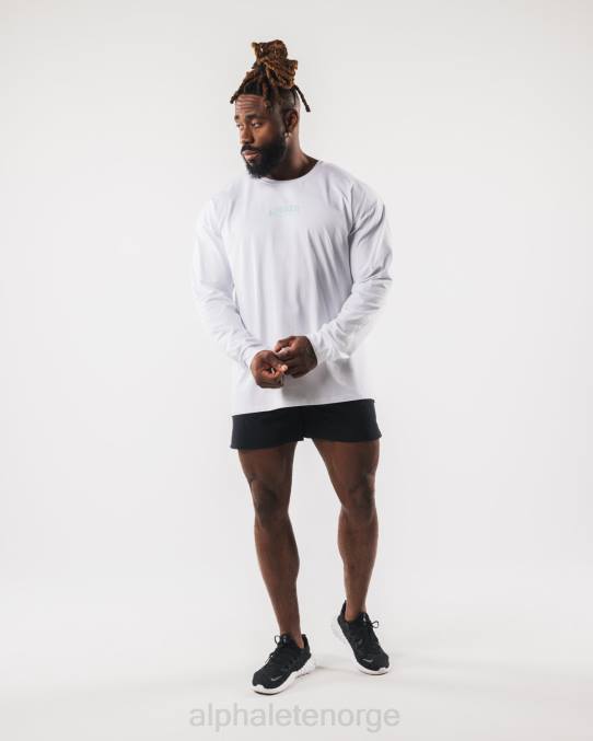 klær T442526 hvit aa paisley print ls t-skjorte menn Alphalete - Bilde 2