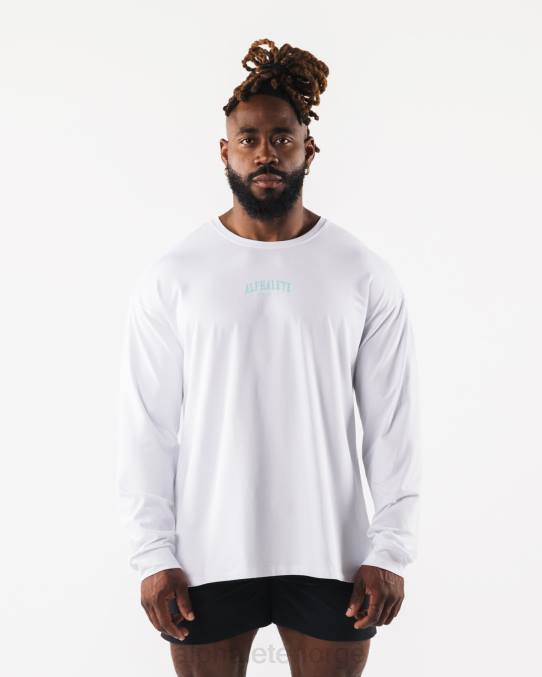 klær T442526 hvit aa paisley print ls t-skjorte menn Alphalete - Bilde 1