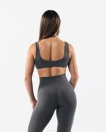 klær T44252 tinngrå aura sculpt bh kvinner Alphalete - Bilde 2