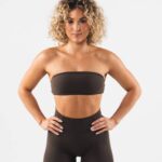 klær T44253 kashmir brun aura bandeau kvinner Alphalete