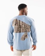 klær T442546 himmelblå dimensjonal t-skjorte unisex Alphalete - Bilde 4
