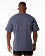 klær T442552 dempet lilla emblem t-skjorte menn Alphalete - Bilde 4